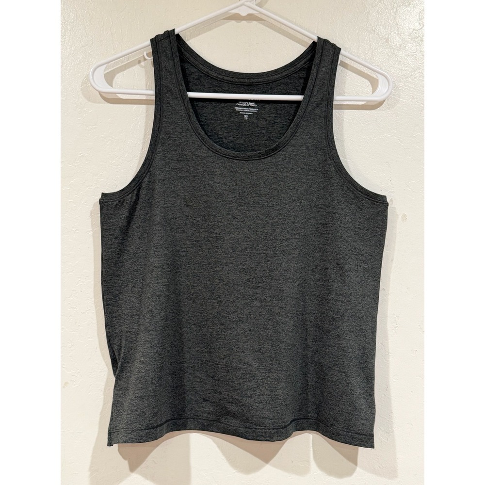 Athleta Uptempo Tank Top Charcoal Gray Heather Performance Camisole XS